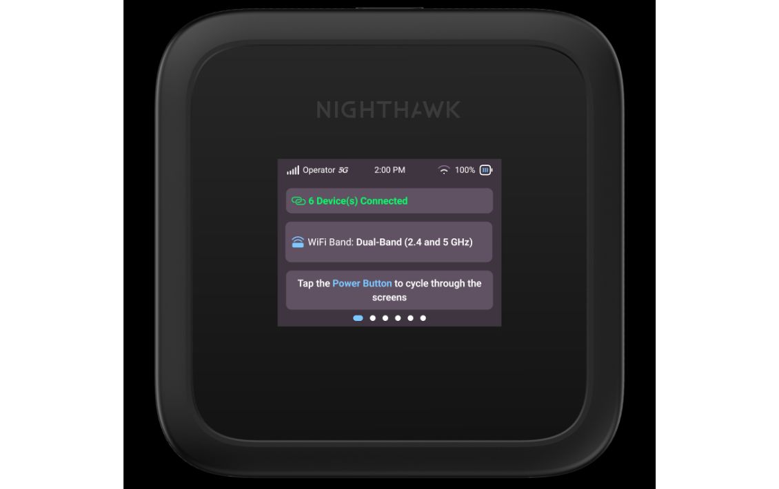 A Netgear screen
