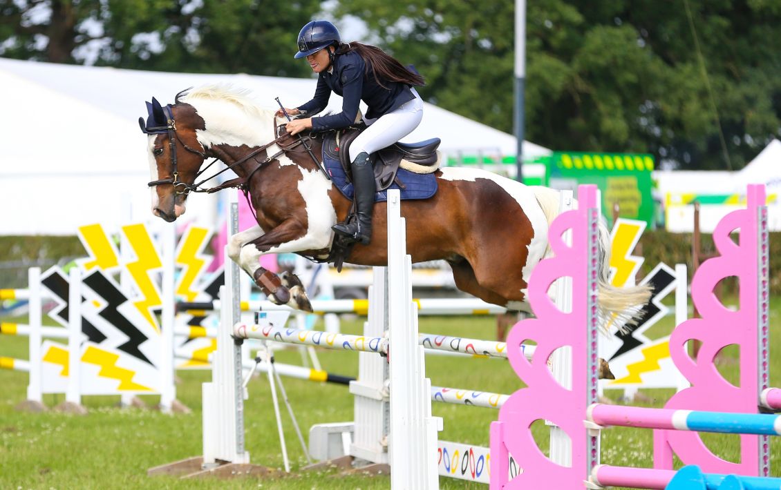 Show jumping event at the Royal Cheshire County Show