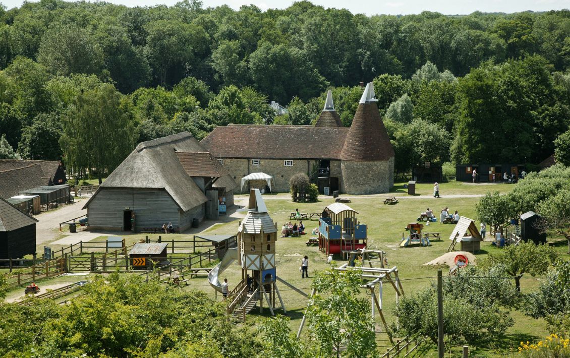 View of Kent Life grounds