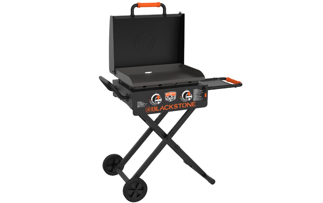 The Blackstone Omnivore Flex-Fold Cart Griddle portable barbecue